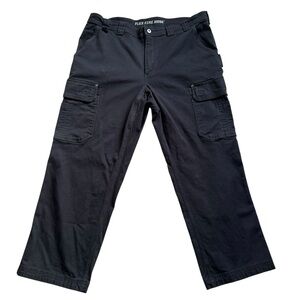 Duluth Training Mens fire hose relaxed fit cargo work pants 40x30 black